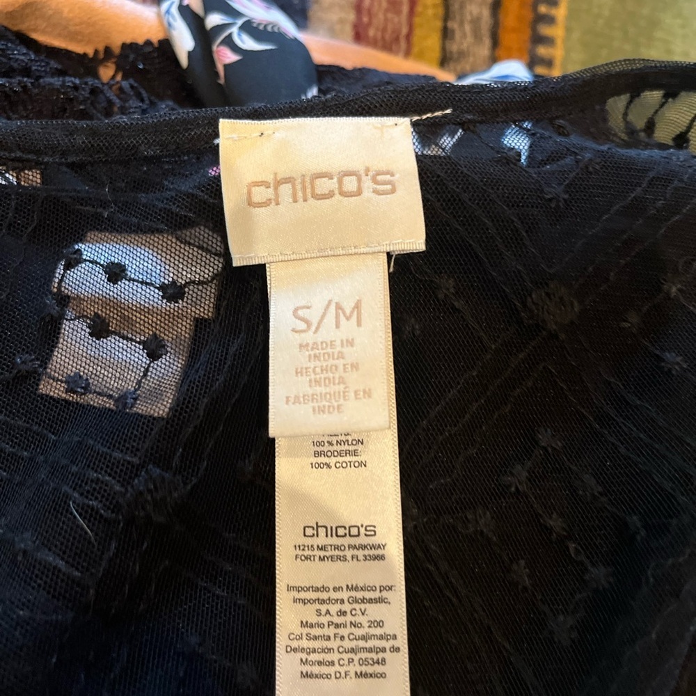 Chicos black lace jacket - Picture 3 of 5